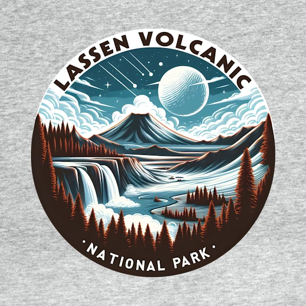 Lassen Volcanic National Park - Unique Design Inspired by California's Natural Beauty by Mr A.B